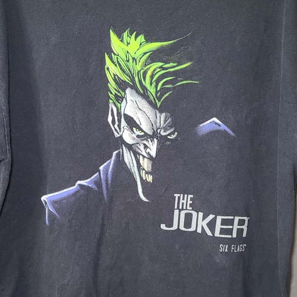 The Joker Six Flags Tee Size XL - Picture 2 of 4